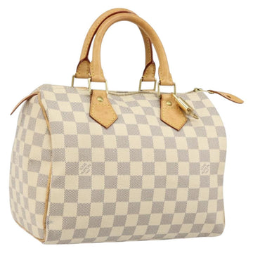 LOUIS VUITTON Damier Azur Speedy 25 Hand Bag N41534 LV Auth 143957V