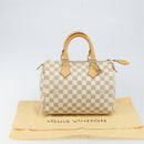 LOUIS VUITTON Damier Azur Speedy 25 Hand Bag N41534 LV Auth 143957V-12