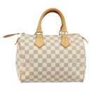 LOUIS VUITTON Damier Azur Speedy 25 Hand Bag N41534 LV Auth 143957V-2