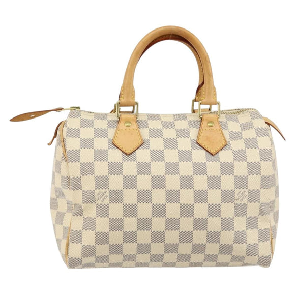 LOUIS VUITTON Damier Azur Speedy 25 Hand Bag N41534 LV Auth 143957V