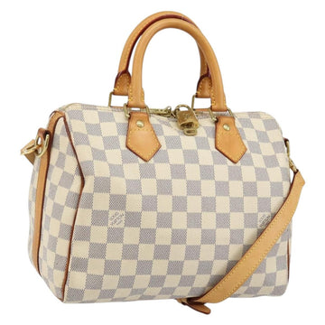LOUIS VUITTON Damier Azur Speedy Bandouliere 25 Hand Bag N41000 LV Auth 143958V