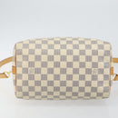 LOUIS VUITTON Damier Azur Speedy Bandouliere 25 Hand Bag N41000 LV Auth 143958V-5