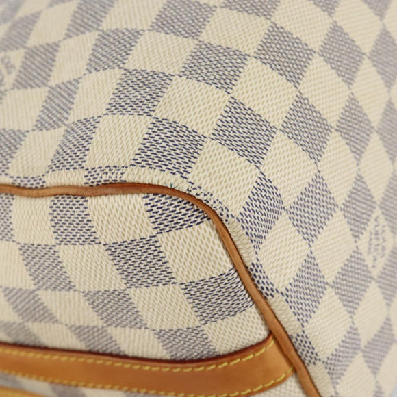LOUIS VUITTON Damier Azur Speedy Bandouliere 25 Hand Bag N41000 LV Auth 143958V