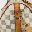 LOUIS VUITTON Damier Azur Speedy Bandouliere 25 Hand Bag N41000 LV Auth 143958V-21