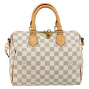 LOUIS VUITTON Damier Azur Speedy Bandouliere 25 Hand Bag N41000 LV Auth 143958V-13