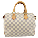 LOUIS VUITTON Damier Azur Speedy Bandouliere 25 Hand Bag N41000 LV Auth 143958V-2