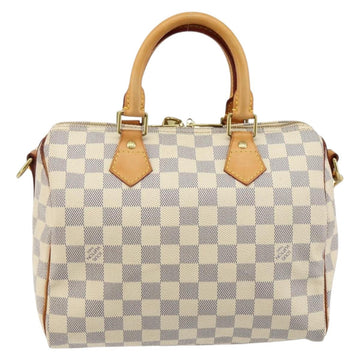 LOUIS VUITTON Damier Azur Speedy Bandouliere 25 Hand Bag N41000 LV Auth 143958V - 0