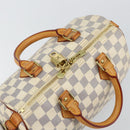 LOUIS VUITTON Damier Azur Speedy Bandouliere 25 Hand Bag N41000 LV Auth 143958V-6
