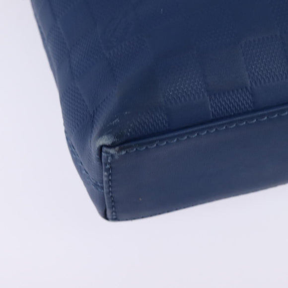 LOUIS VUITTON Damier Infini Porte DocumentsJules Bag Blue N41328 Auth 143959