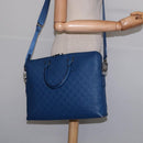 LOUIS VUITTON Damier Infini Porte DocumentsJules Bag Blue N41328 Auth 143959-25