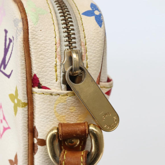 LOUIS VUITTON Monogram Multicolor Lift Shoulder Bag White M40055 LV Auth 143960