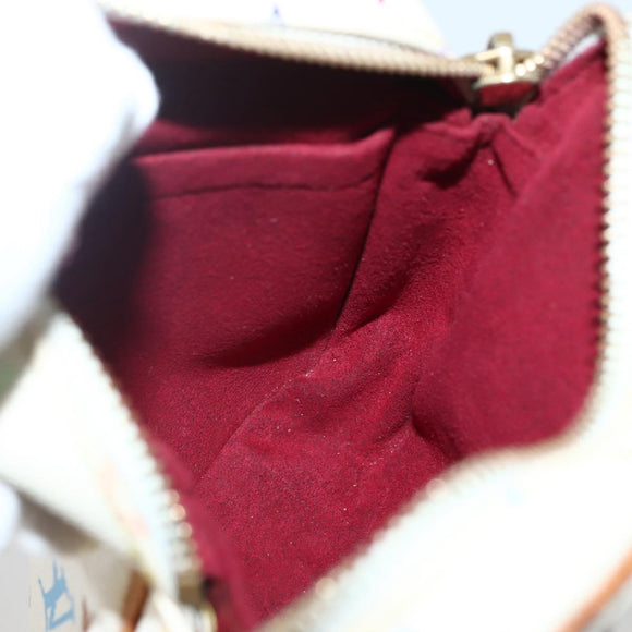 LOUIS VUITTON Monogram Multicolor Lift Shoulder Bag White M40055 LV Auth 143960