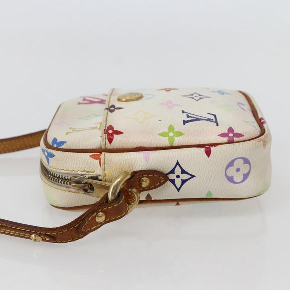 LOUIS VUITTON Monogram Multicolor Lift Shoulder Bag White M40055 LV Auth 143960
