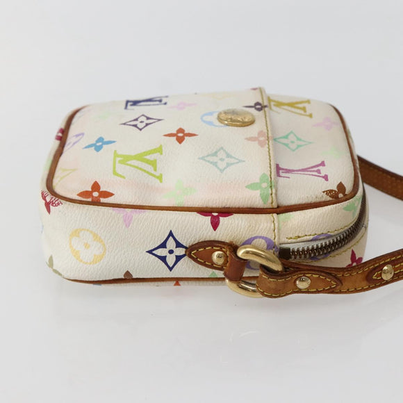 LOUIS VUITTON Monogram Multicolor Lift Shoulder Bag White M40055 LV Auth 143960