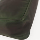 PRADA Hand Bag Nylon Green Auth 143961-9