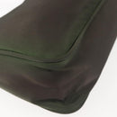 PRADA Hand Bag Nylon Green Auth 143961-15