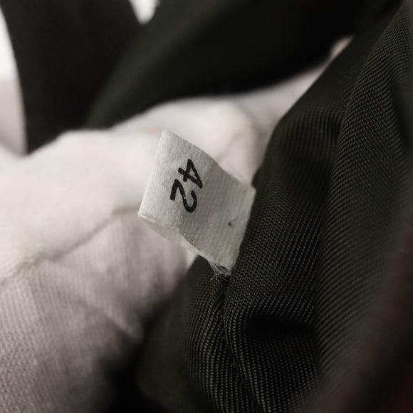 PRADA Hand Bag Nylon Green Auth 143961