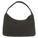 PRADA Hand Bag Nylon Green Auth 143961-2