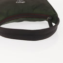 PRADA Hand Bag Nylon Green Auth 143961-7