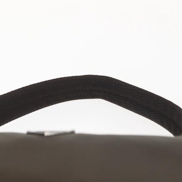 PRADA Hand Bag Nylon Green Auth 143961