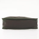 PRADA Hand Bag Nylon Green Auth 143961-5