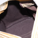 GUCCI GG Crystal Boston Bag Coated Canvas Beige Gold 193603 Auth 143964-20