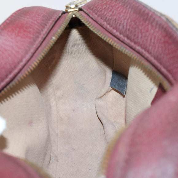 GUCCI Micro GG Supreme Doraemon Collaboration Tas PVC Beige 574886 Auth 143965