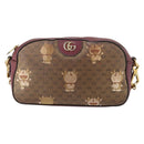 GUCCI Micro GG Supreme Doraemon Collaboration Tas PVC Beige 574886 Auth 143965-13