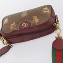 GUCCI Micro GG Supreme Doraemon Collaboration Tas PVC Beige 574886 Auth 143965-6