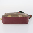 GUCCI Micro GG Supreme Doraemon Collaboration Tas PVC Beige 574886 Auth 143965-5