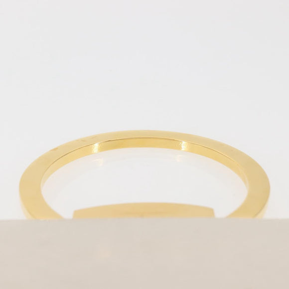 Salvatore Ferragamo Gancini Hand Bag Leather White Gold Auth 143966