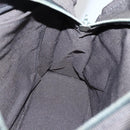 HERMES Her Line PM Hand Bag Canvas Gray Silver Auth 143972-18