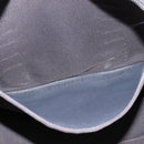 HERMES Her LineMM Hand Bag Canvas Gray Silver Auth 143973-17