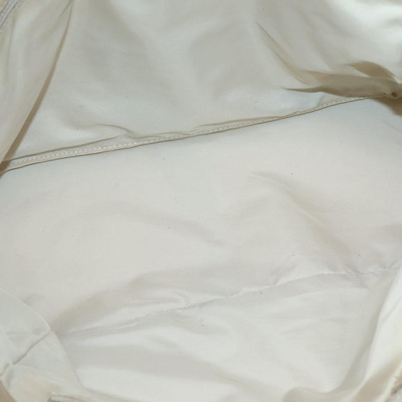 CHANEL New Travel Line Tote Bag Nylon Beige Gold CC Auth 143977