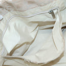 CHANEL New Travel Line Tote Bag Nylon Beige Gold CC Auth 143977-19