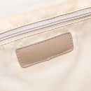 CHANEL New Travel line Tote Bag Nylon Beige Gold CC Auth 143978-17