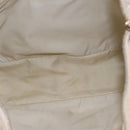 CHANEL New Travel line Tote Bag Nylon Beige Gold CC Auth 143978-10