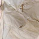 CHANEL New Travel line Tote Bag Nylon Beige Gold CC Auth 143978-19