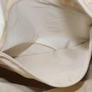 CHANEL New Travel line Tote Bag Nylon Beige Gold CC Auth 143978-20