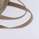 CHANEL New Travel line Tote Bag Nylon Beige Gold CC Auth 143978-7