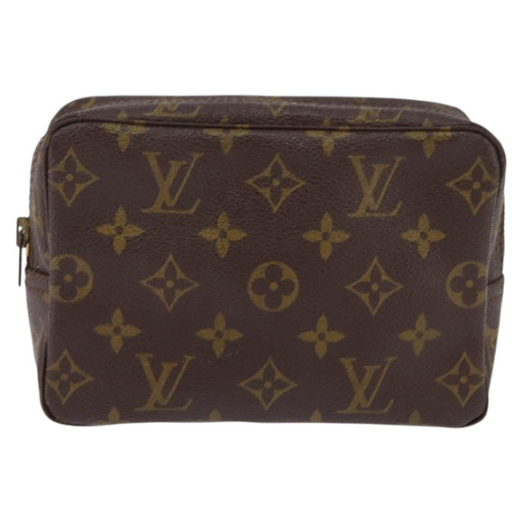 LOUIS VUITTON Monogram Trousse Toilette 18 Pouch M47526 LV Auth 143989