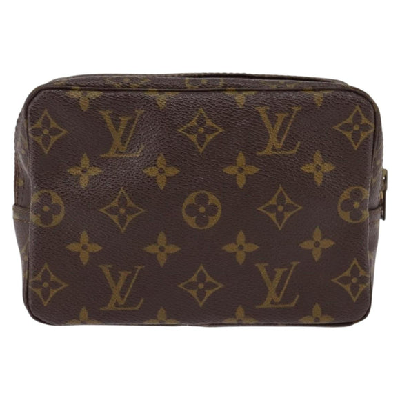LOUIS VUITTON Monogram Trousse Toilette 18 Pouch M47526 LV Auth 143989