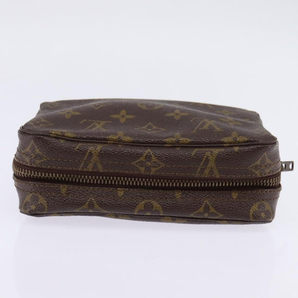 LOUIS VUITTON Monogram Trousse Toilette 18 Pouch M47526 LV Auth 143989