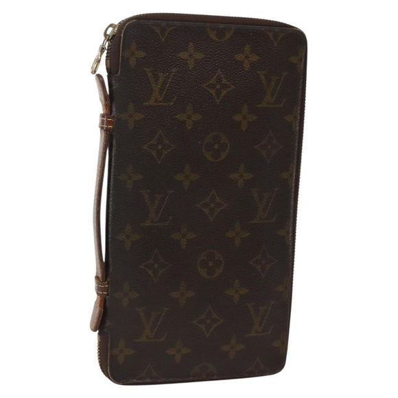 LOUIS VUITTON Monogram Organizer De Voyage Travel Case M60120 LV Auth 143990