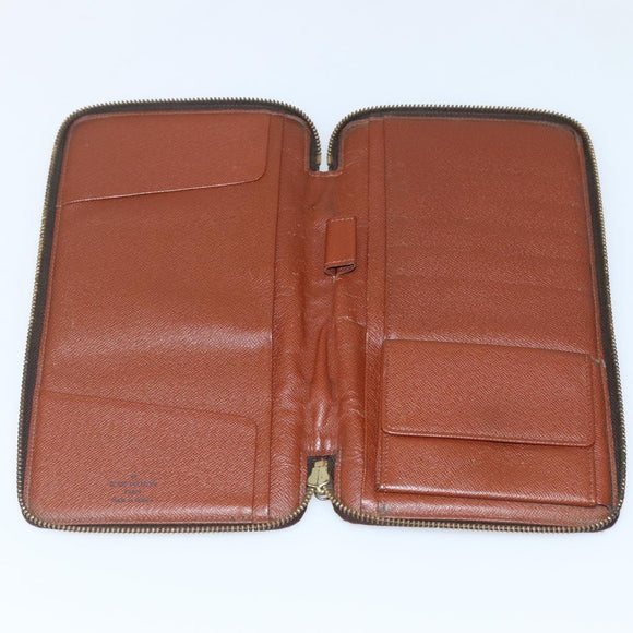 LOUIS VUITTON Monogram Organizer De Voyage Travel Case M60120 LV Auth 143990