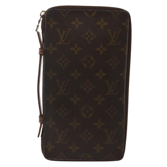 LOUIS VUITTON Monogram Organizer De Voyage Travel Case M60120 LV Auth 143990