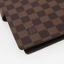 LOUIS VUITTON Damier Ebene Agenda GM Day Planner Cover R20107 LV Auth 143991-16