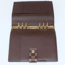 LOUIS VUITTON Damier Ebene Agenda GM Day Planner Cover R20107 LV Auth 143991-8