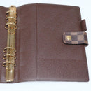 LOUIS VUITTON Damier Ebene Agenda GM Day Planner Cover R20107 LV Auth 143991-19