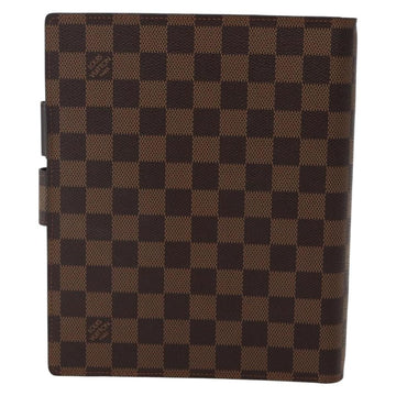 LOUIS VUITTON Damier Ebene Agenda GM Day Planner Cover R20107 LV Auth 143991 - 0